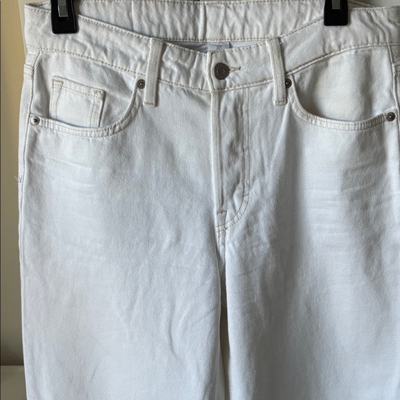 White Wide-Leg Jeans(10) - Picture 6 of 8